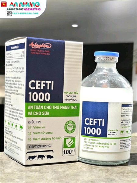 Á CHÂU CEFTI 1000 - Lọ 100ml - Ảnh 3