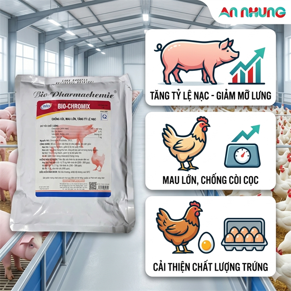 BIO CHROMIX 1Kg - Đỏ thịt, rút mỡ - Thùng 20 gói - Ảnh 4