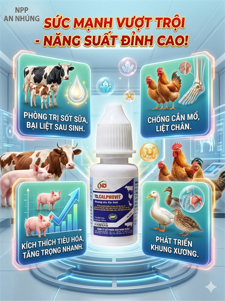 ND Calphovit 10ml ( bại liệt uống) - Hộp 15 lọ - Ảnh 3