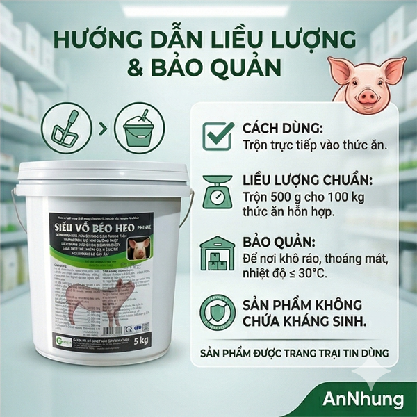 GOOVET SIÊU VỖ BÉO HEO (SIÊU TAN) 5kg/xô - Xô - Ảnh 4