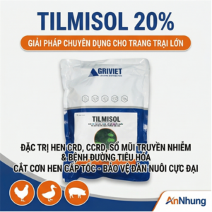 AGRI MULIN S200 (TILMICOSIN 20%) - 1 Kg - Gói 10in1