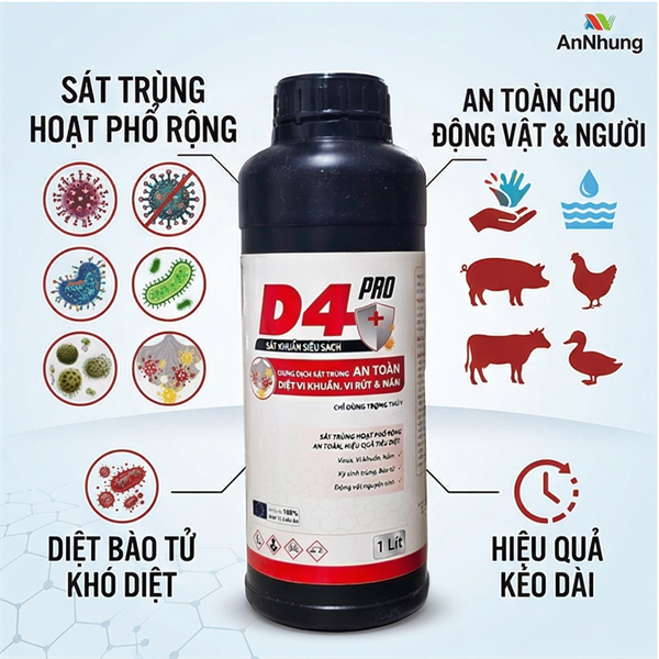 AGRI D4 PRO 1 Lít - can 1 lít - Ảnh 4