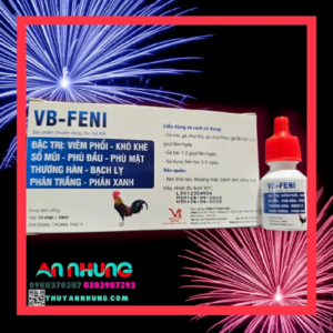 VB Feni 10ml - Flo Viêm phổi, khò khè, sổ mũi, phù đầu, phù mặt, thương hàn, phân xanh, phân trắng - Hộp 10 lọ