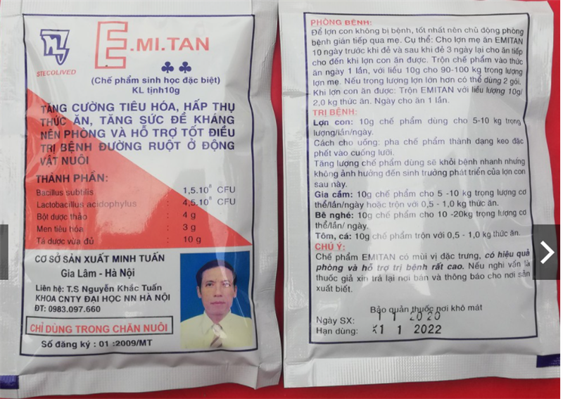 Emitan 10gr - Bịch 25 gói