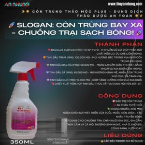 SUMI JAPAN - XỊT Côn Trùng Thảo Mộc 350ml - Chai 350ml