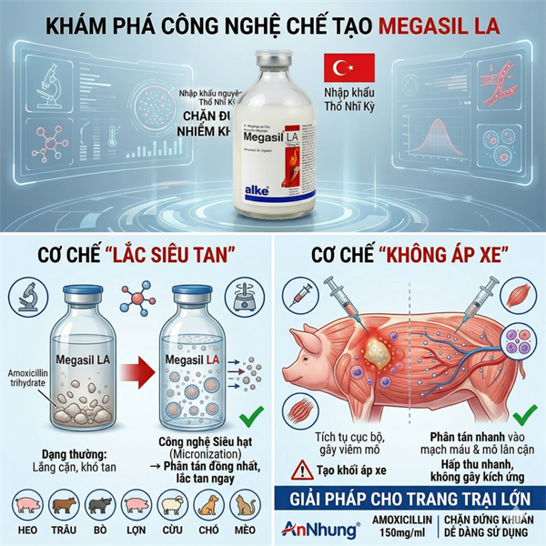 ALKE MEGASIL LA 100ml - Thổ Nhĩ Kỳ - Lọ