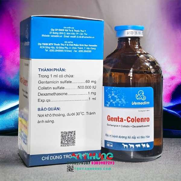 VMD GENTA COLENRO (Genta+Colistin) - Lọ - Ảnh 4
