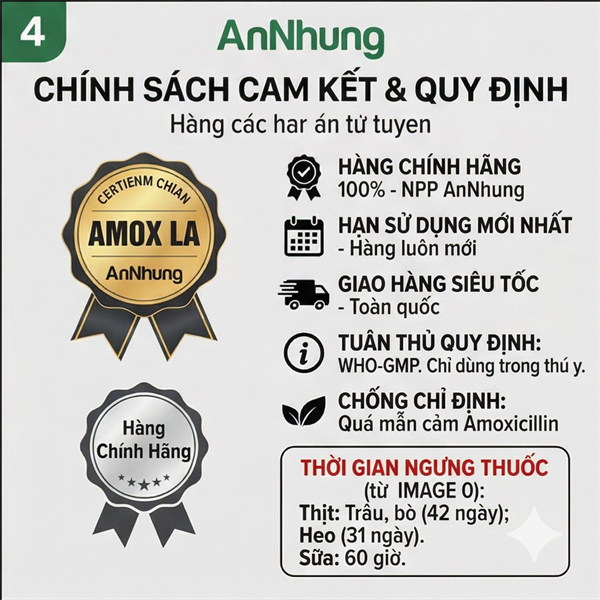 SUMI JAPAN - AMOX LA 16.4% - Chai 100ml - Ảnh 4
