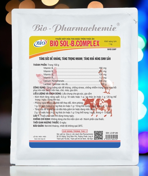BIO SOL BCOMPLEX 1kg - Gói - Ảnh 3
