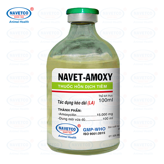 NAVET AMOX 15% LA 100ml - Lọ - Ảnh 3