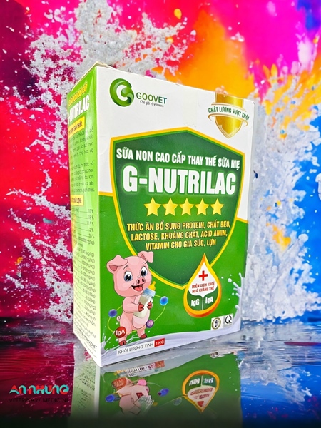 GOOVET G NUTRILAC 1kg - SỮA NON CAO CẤP THAY THẾ SỮA MẸ - Miễn dịch khỏe nhờ kháng thể IgA, IgG - Hộp - Ảnh 2