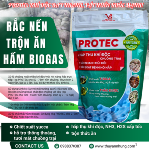Alternative view of VB PROTEC 1Kg - Men răc nên chuồng, xử lý mùi hôi, phân chuồng - Gói 1kg