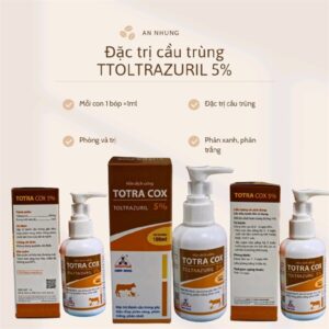 SAGOPHAR TOLTRA COX 5% 100ml - Cầu Trùng Heo - Chai 100ml