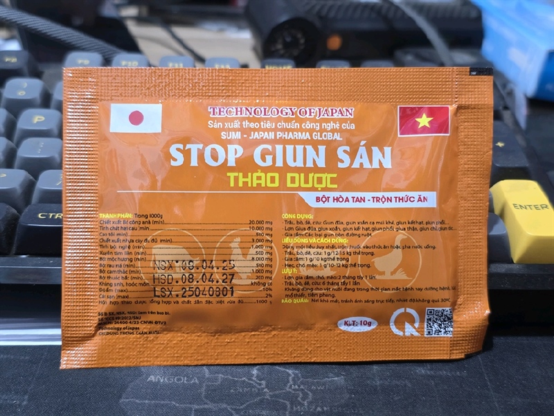 SUMI Stop tẩy giun sán thảo dược 10gr - Hộp 50 gói - Ảnh 5