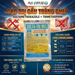 HDH Sulfa Tri Mix 10gr - Đặc trị cầu trùng ghép - hộp 50 gói