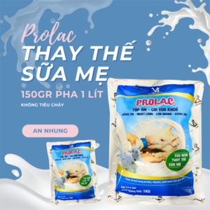 VB PROLAC 1kg - Thay thế sữa mẹ, tập ăn heo con - Gói 1Kg (10in1)