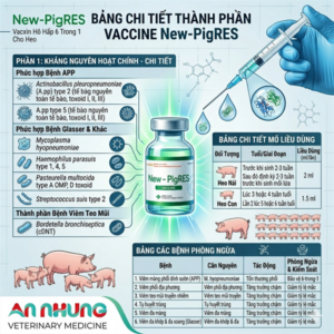 Vaccine Tigervet New Pigres - Phổi 6 bệnh - 10 liều - Lọ 10 liều