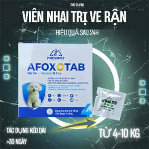 PROVET AFOXO TAB (4-10kg) - Viên