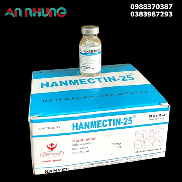 Hanmectin 25 10ml - Lọ 10ml - Ảnh 2