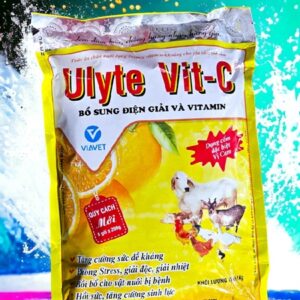 Alternative view of VIAVET ULYTE VIT C (Gói 1Kg) - Cốm Hòa Tan - Giải Nhiệt, Chống Stress Cho Gia Súc, Gia Cầm. - Gói 5in1