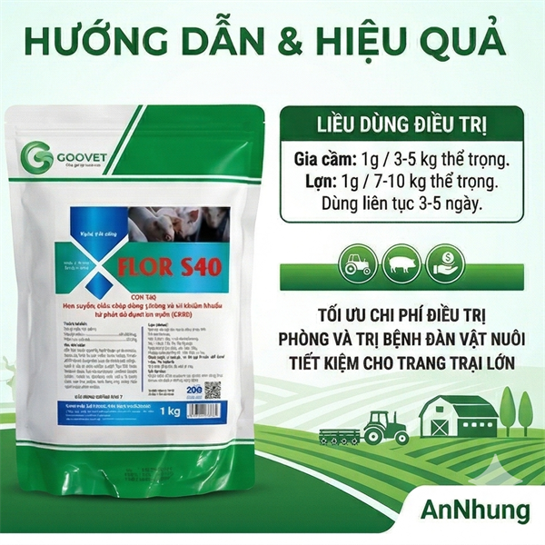 GOOVET FLOR S40 1kg - Gói 10in1 - Ảnh 4
