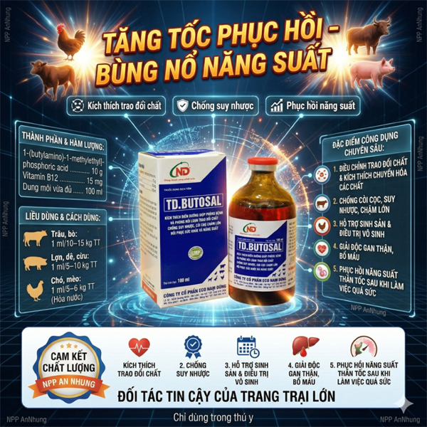 ND TD BUTOSAL - Lọ 100ml - Ảnh 3