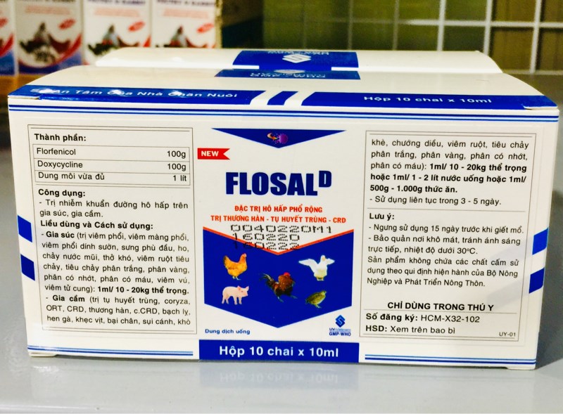 UV Flosal Oral 10ml - thùng 100 lọ