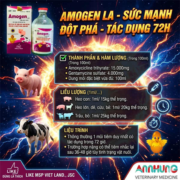 LIKE AMOGEN LA - 72H - Chai 100ml - Ảnh 4