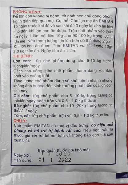 Emitan 10gr - Bịch 25 gói - Ảnh 3