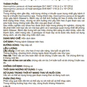 Alternative view of Vaccine Hipra Glasser - Lọ 20ml