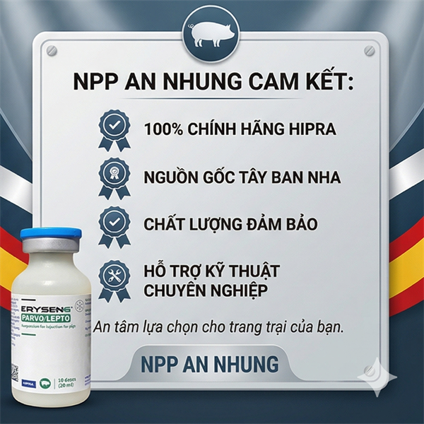 Vaccine Hipra Parvo Lepto 10 liều - Lọ - Ảnh 3