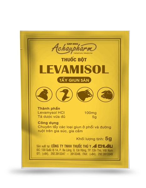 Á Châu Levamisol 5gr - Tẩy Giun - gói - Ảnh 2