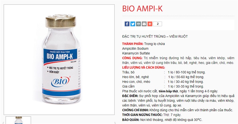 Bio Ampi K 10ml - Thùng 200 lọ - Ảnh 3