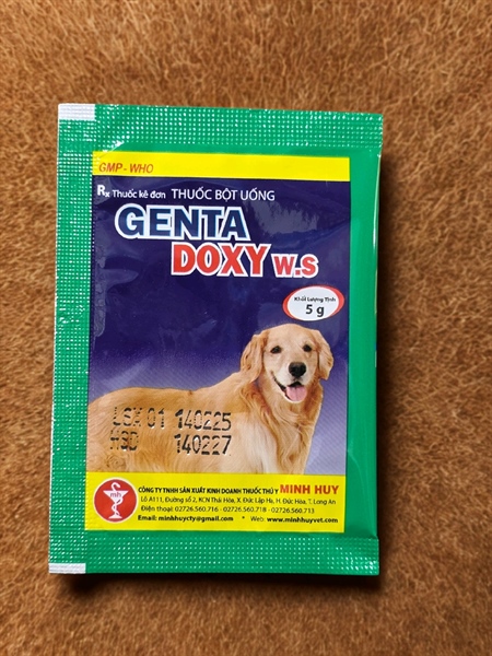 Minh Huy Genta Chó 5gr - Thùng 10 hộp - Ảnh 3