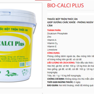 Alternative view of BIO CALCI PLUS - Bao 10kg - bao 10 kg