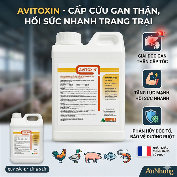 Agri Avitoxin 1 lít - Can 1 lít - Ảnh 3