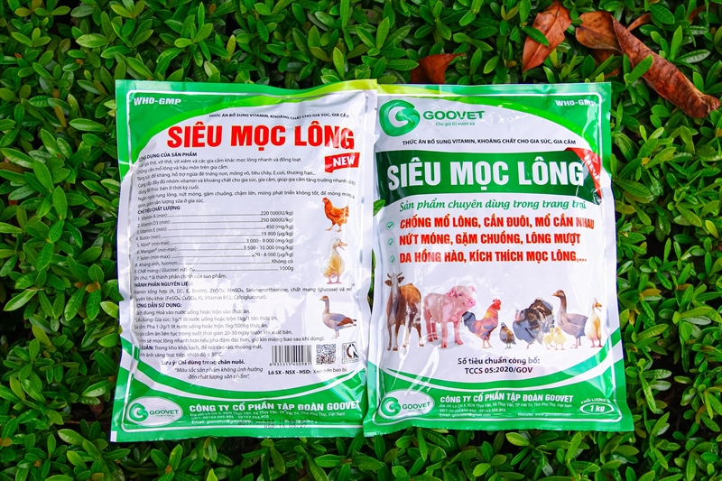 GOOVET SIÊU MỌC LÔNG 1Kg - Gói - Ảnh 2