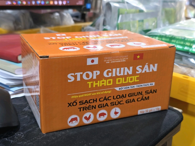 SUMI Stop tẩy giun sán thảo dược 10gr - Hộp 50 gói