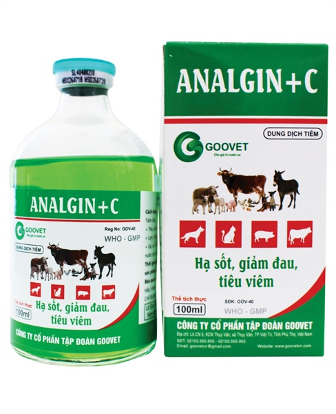 Goovet Anagin C - Lọ 100ml