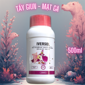 AGRI IVERSOL ORAL 500ml - Tẩy giun, mạt gà, ghẻ, dạng uống - chai 500ml