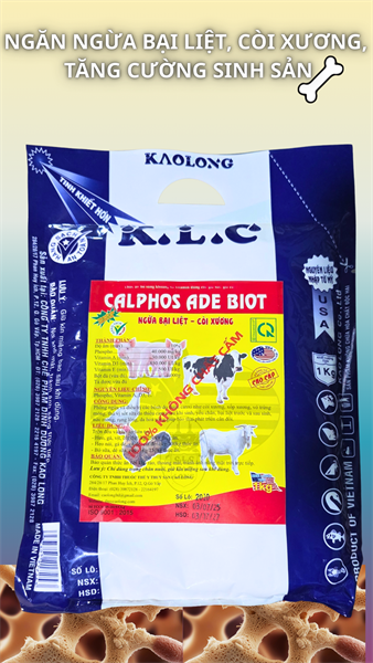 CAO LONG - CALCI ADE BOTIN - 1kg - Thùng 25 goi