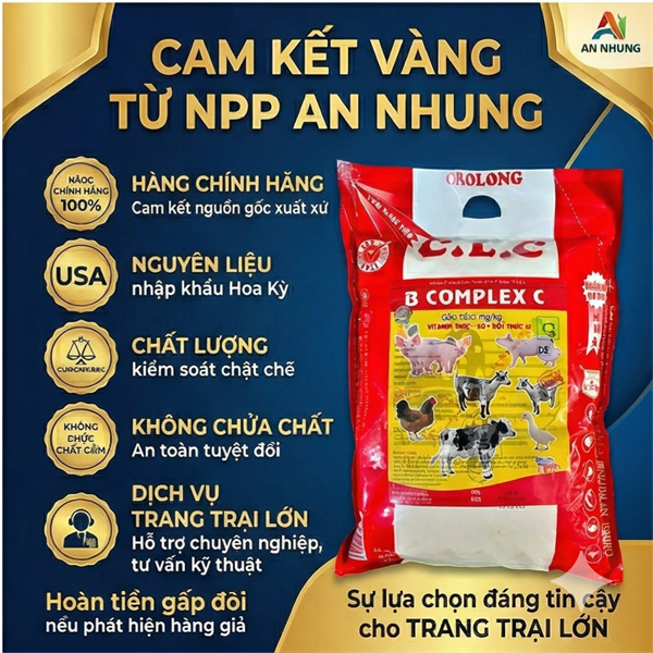 CAO LONG BCOMPLEX C - Thùng 20 gói - Ảnh 5