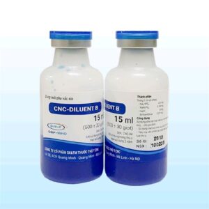 Nước pha vaccine CNC - nước xanh - lọ 100 con