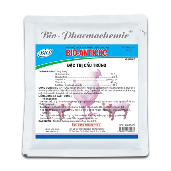Bio Anticoc 100gr - Thùng 100 gói - Ảnh 2