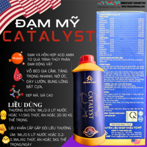 ROVETCO CATALYST - ĐẠM MỸ - PROTEIN, BUNG LÔNG BẬT CỰA 1 lít - Thùng 12 Can