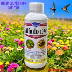 ALFADO 10SC 1 Lít - phun ruồi muỗi, kiến, Gián, nhà yến... - Chai 1 Lít