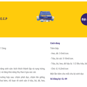 Alternative view of Cai Lậy ECP 5ml - Thùng 72 hộp
