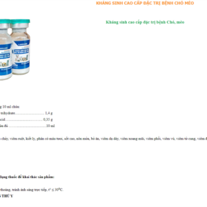 Alternative view of Goovet G-Amox Lanic - Kháng sinh chó mèo cao cấp 10ml - lọ