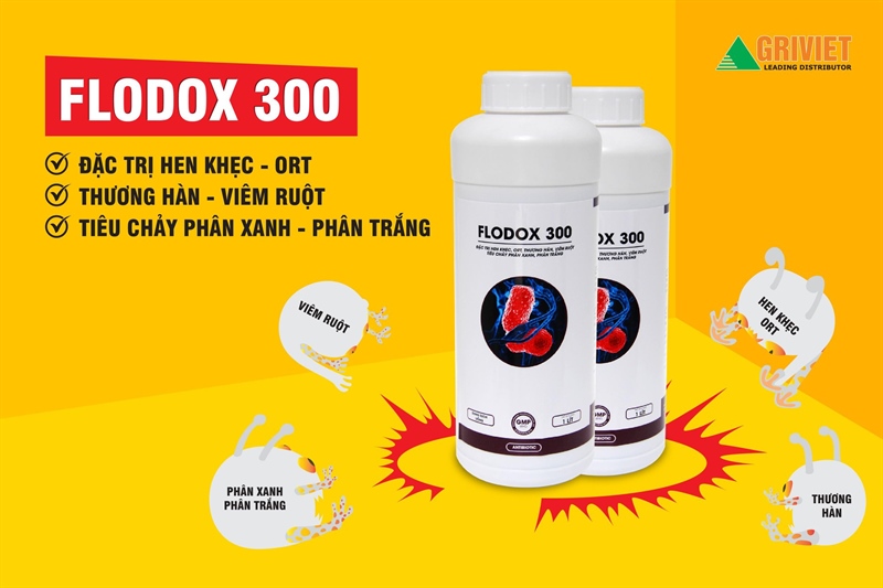 AGRI FLODOX 300 Oral 1 lít - Chai - Thú Y An Nhung