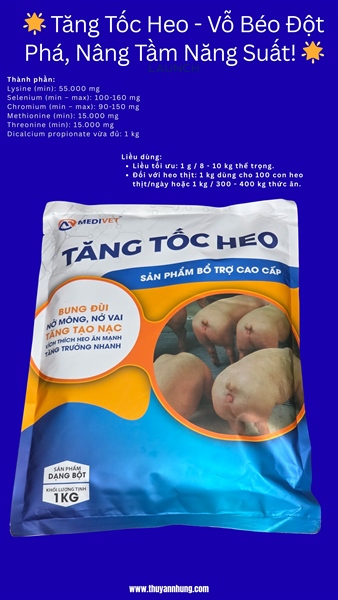 AGRI TĂNG TỐC HEO 1kg - Gói 10in1 - Ảnh 4